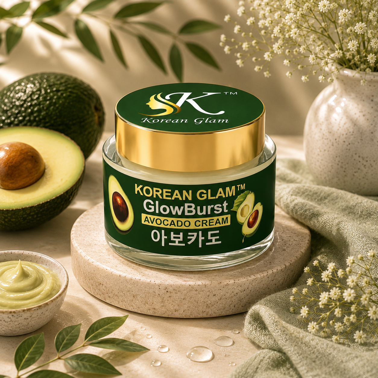 Avocado Korean Skin Brightening and Whitening Cream