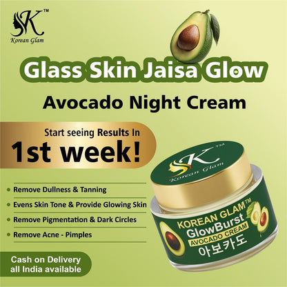 Avocado Korean Skin Brightening and Whitening Cream