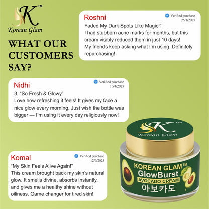 Avocado Korean Skin Brightening and Whitening Cream